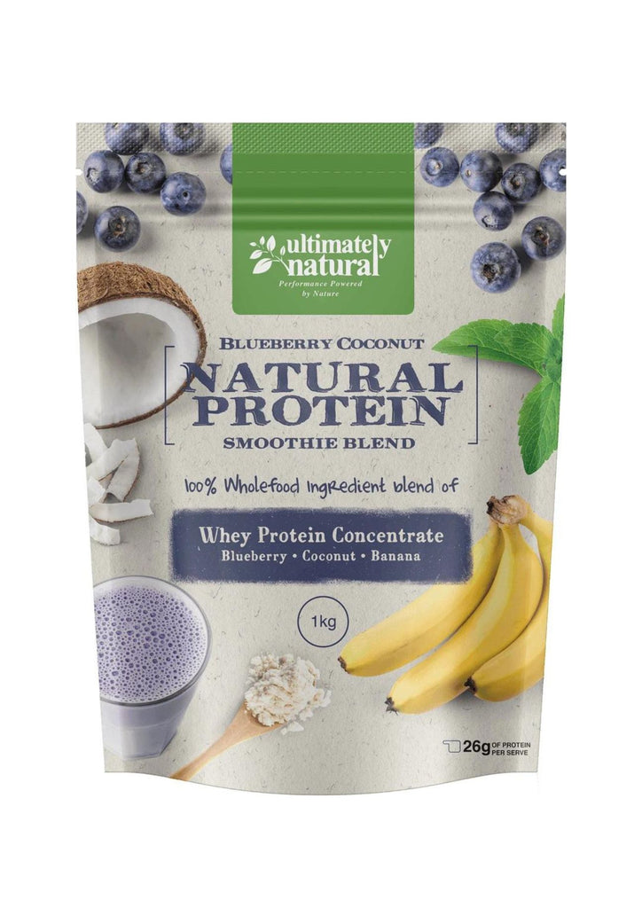Blueberry & Coconut Natural Whey Protein Powder