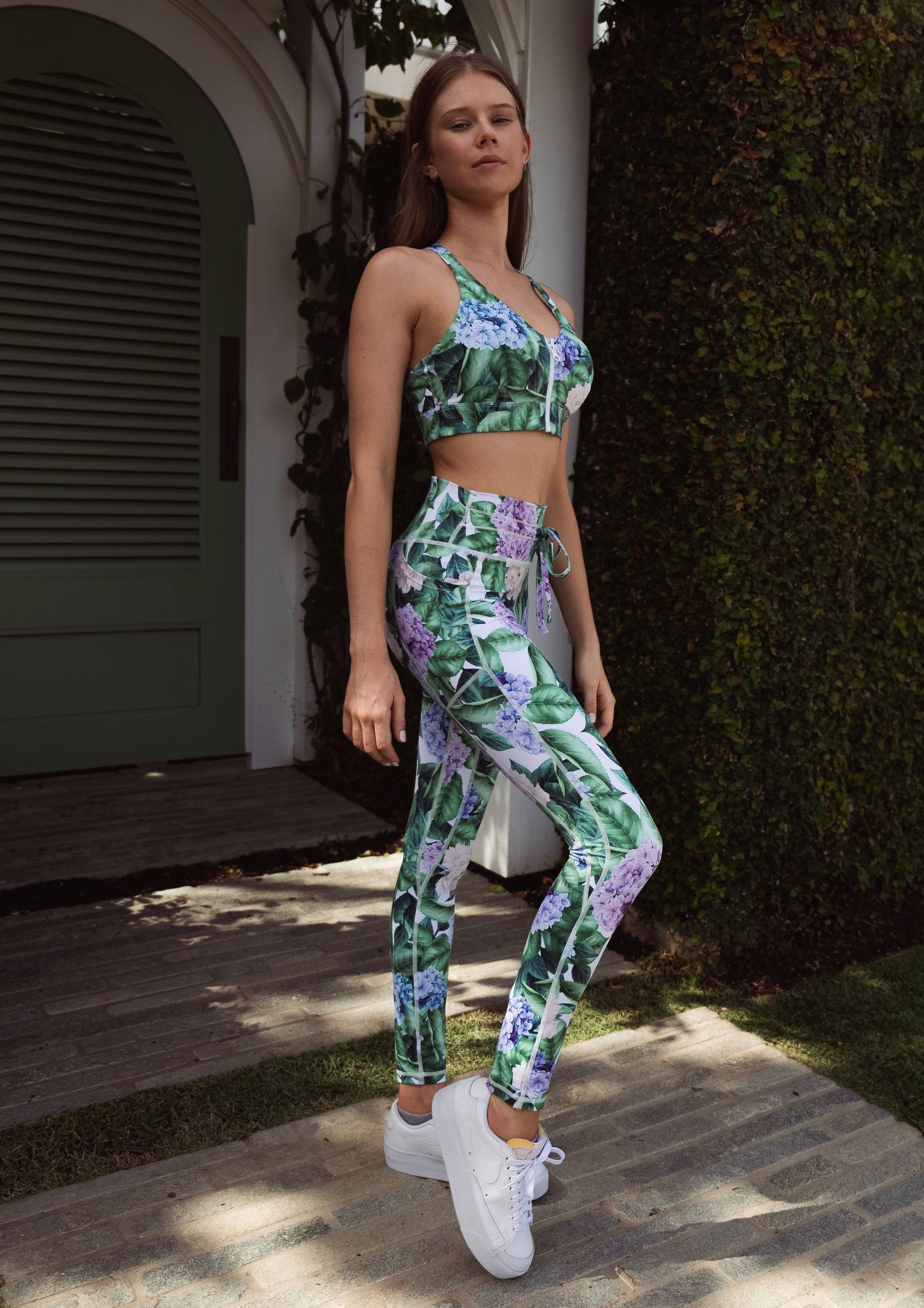 Olympia Hydrangea Sports Bra - Xahara Activewear