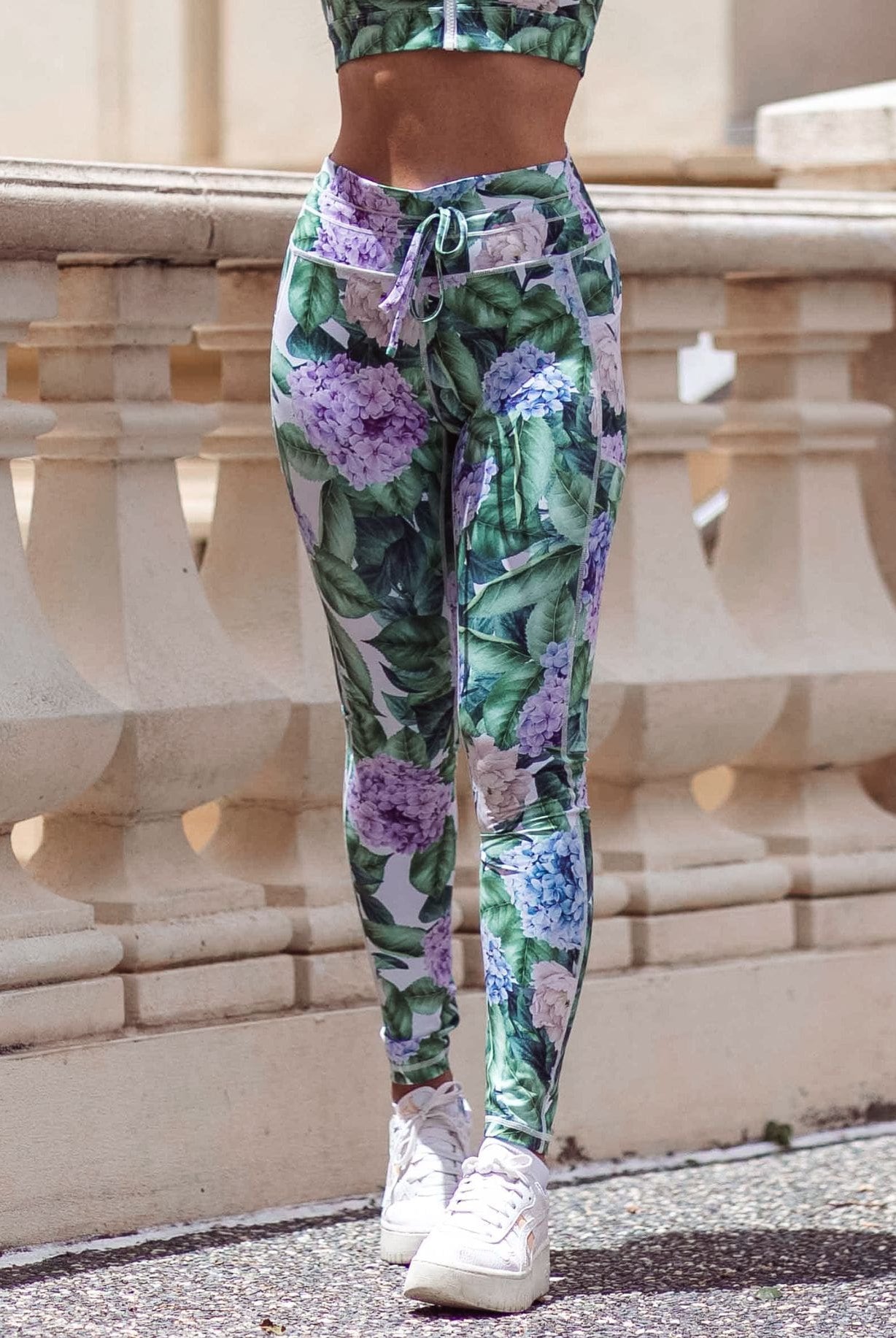 Balance Hydrangea Pocket Legging - Xahara Activewear