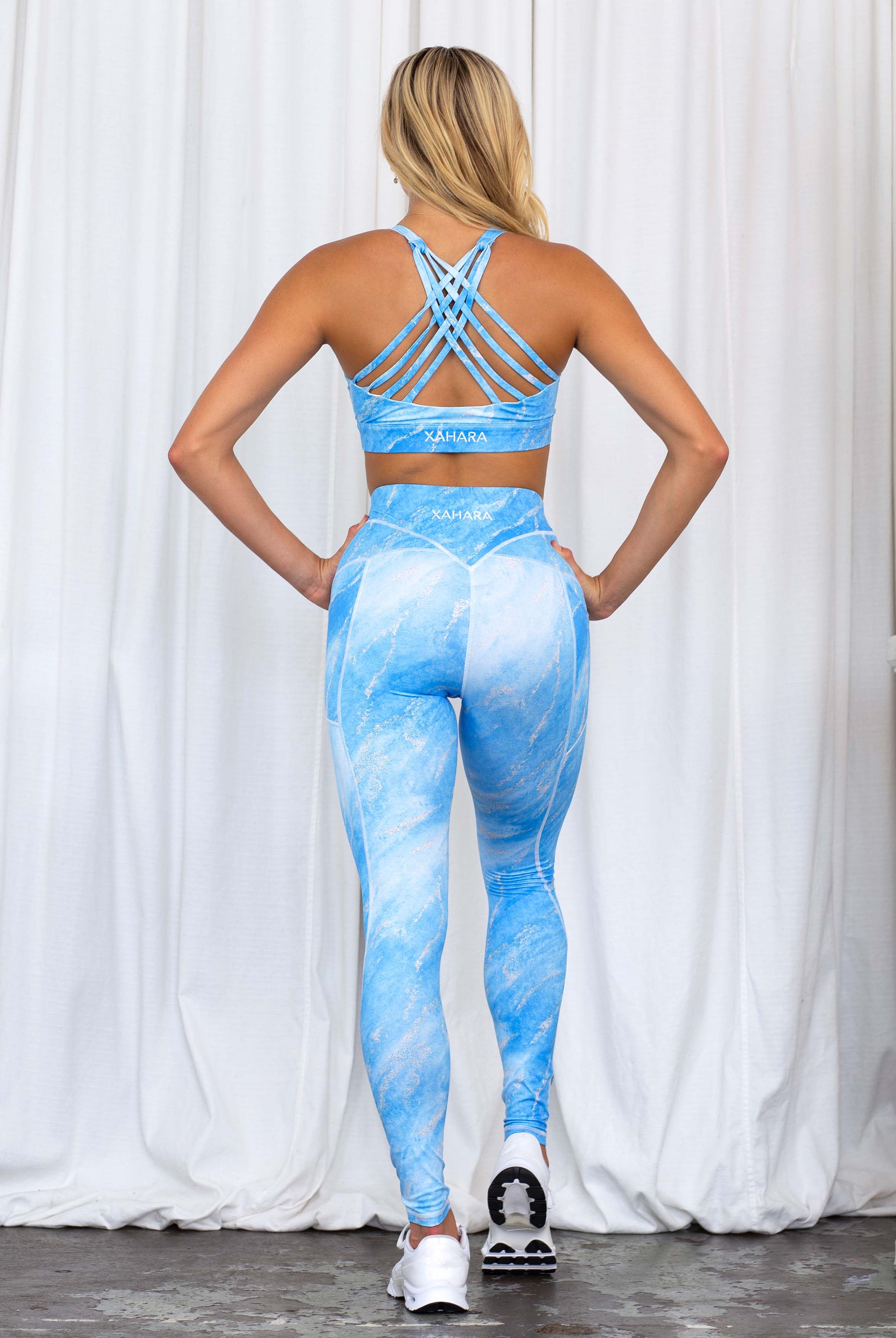 Gia Aquamarine Legging - Xahara Activewear