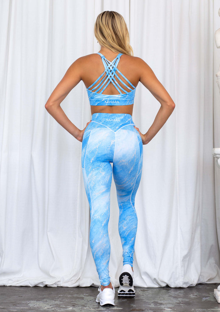 Gia Aquamarine Legging - Xahara Activewear