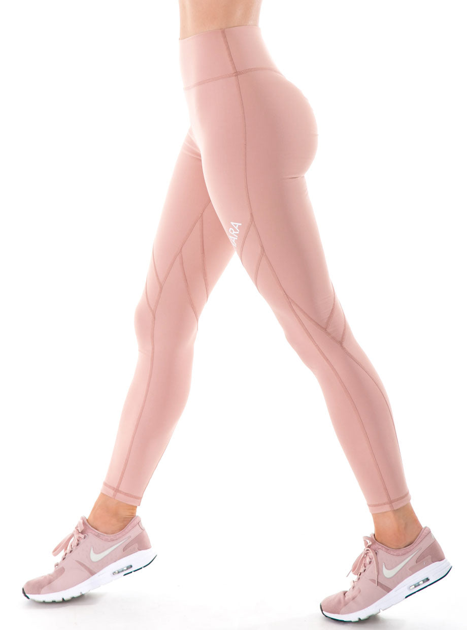 Bootylicious Leggings - Blush - Xahara Activewear