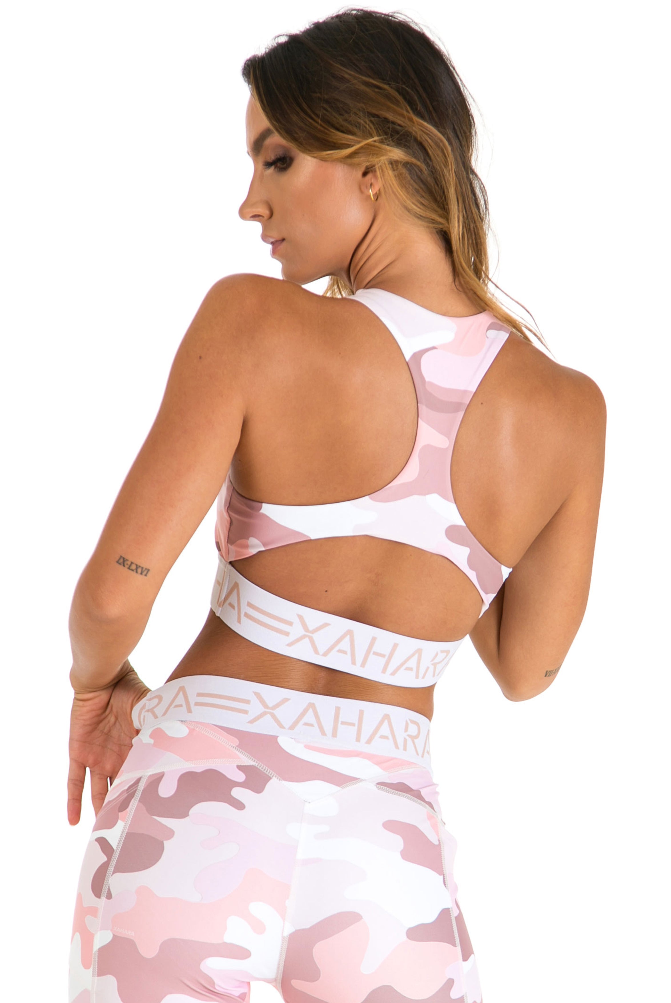 Candice Sports Bra - Pastel Camo - Xahara Activewear