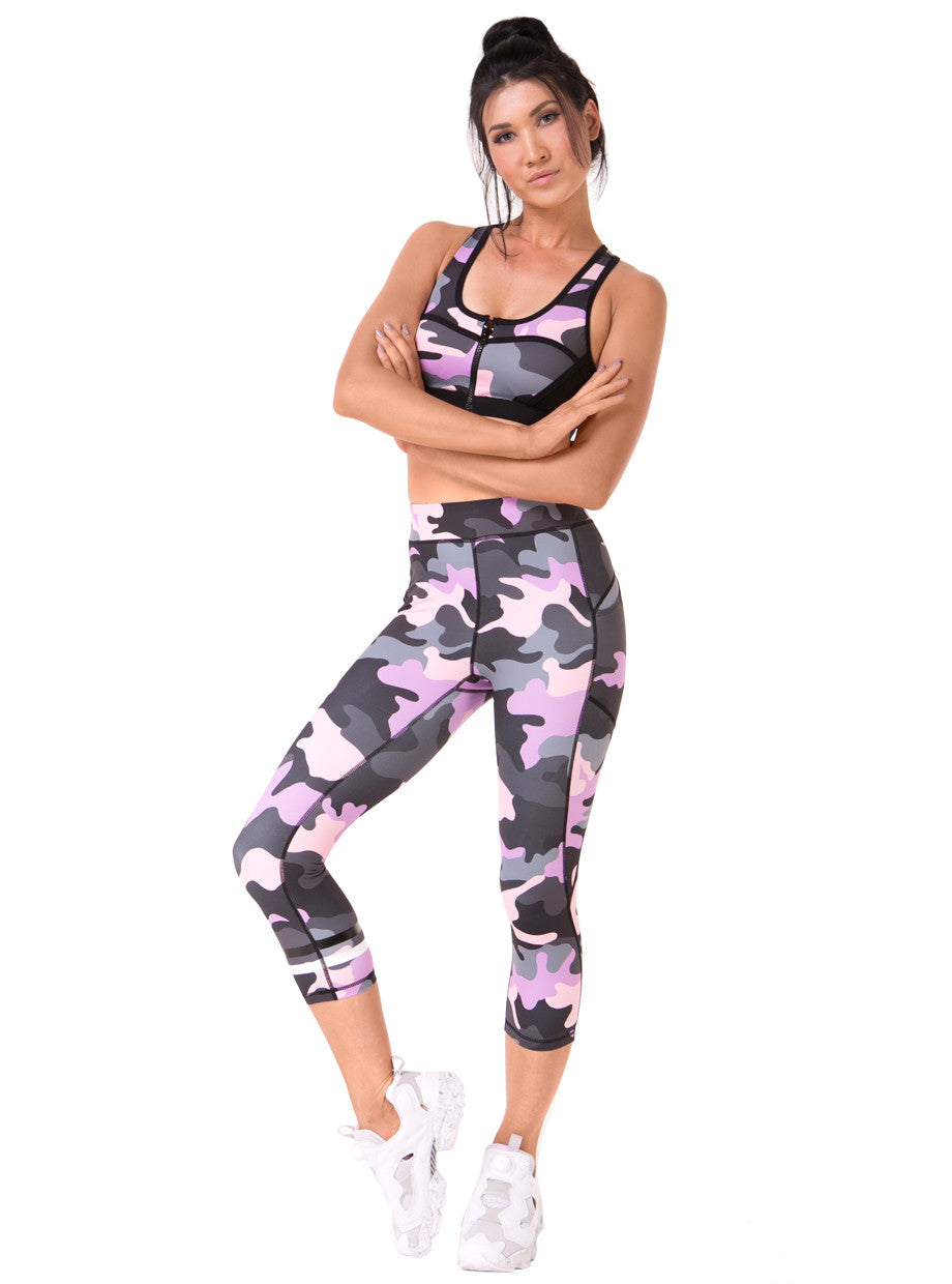 Carmen Camo Sports Bra (XS & S Only) - Xahara Activewear