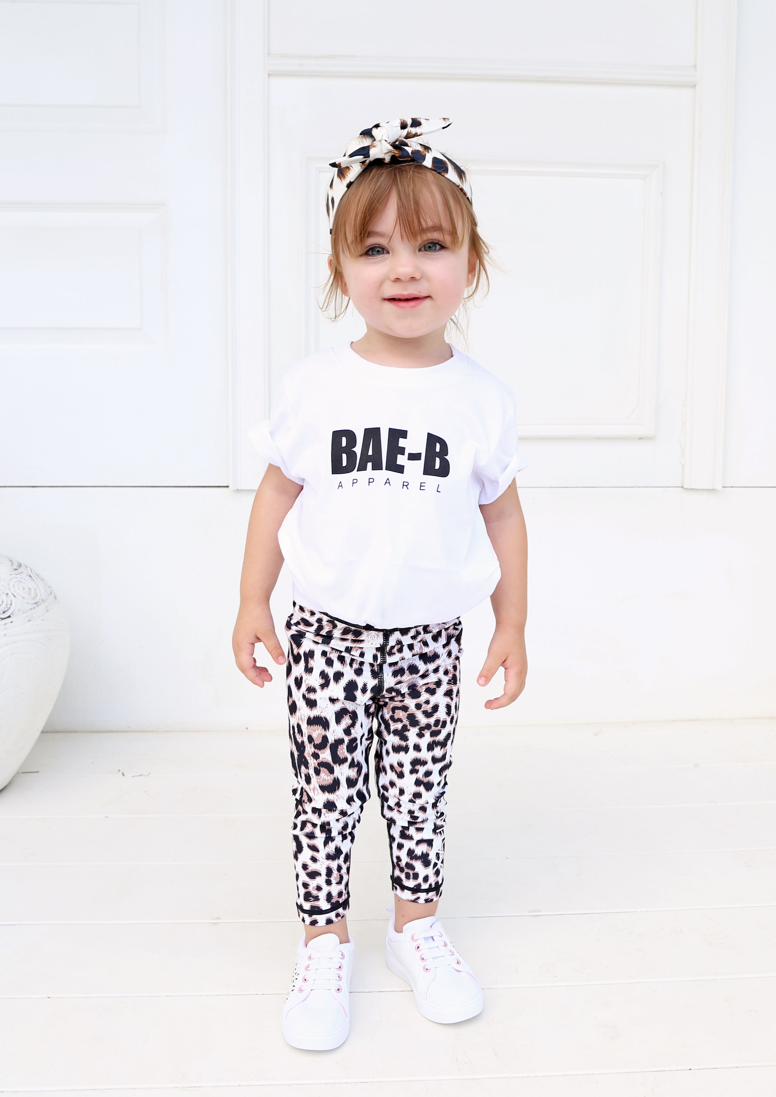 Junior Snow Leopard Leggings - Xahara Activewear