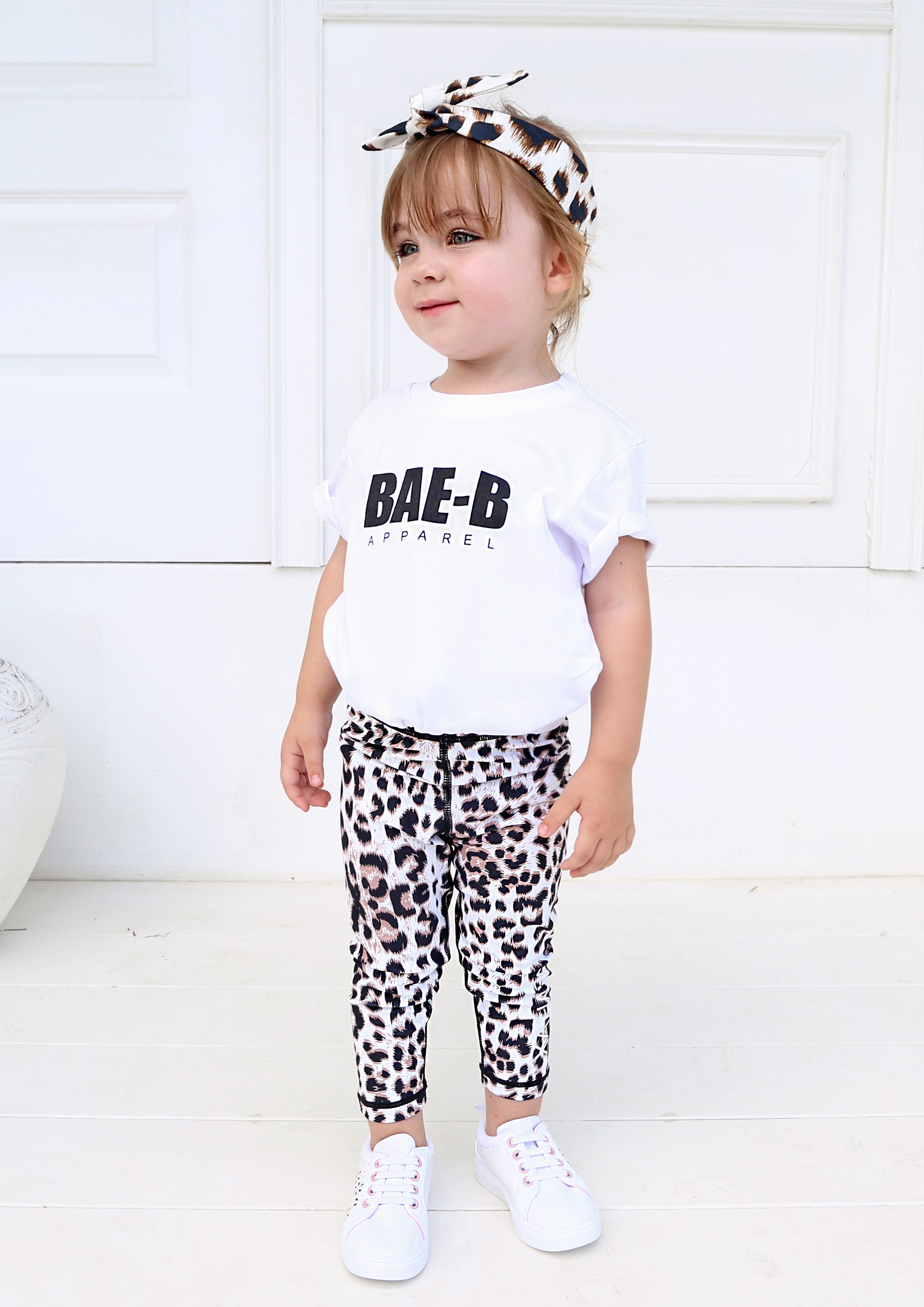Junior Snow Leopard Leggings - Xahara Activewear