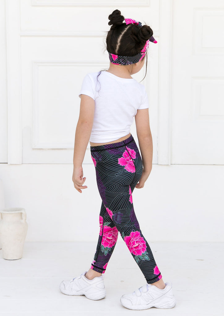 Junior Origami Bloom Leggings - Xahara Activewear