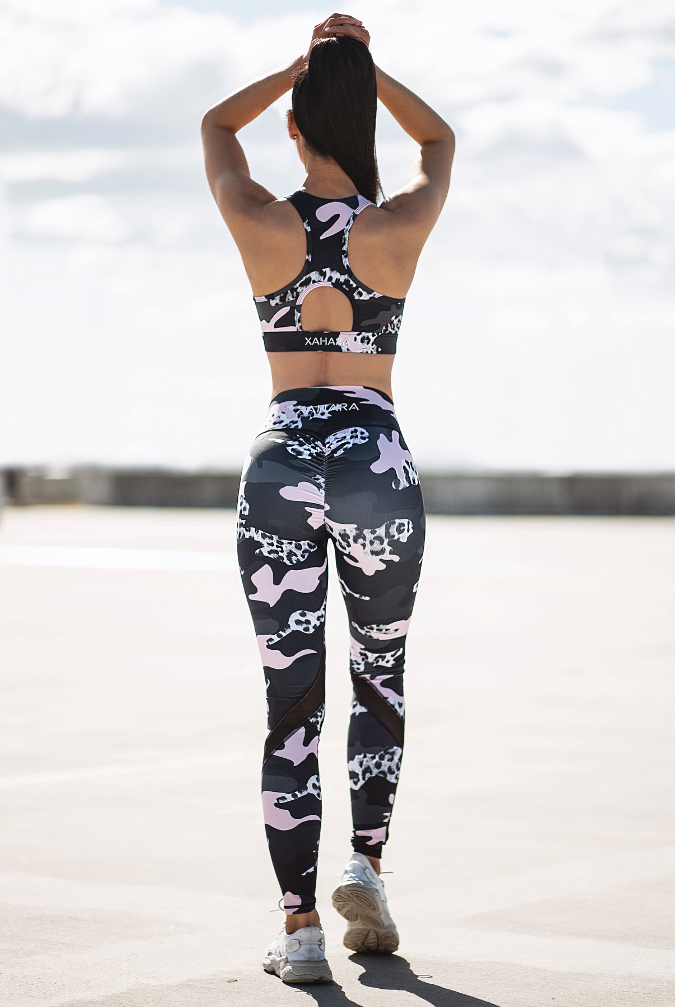 Xahara - Gym, Yoga, Pilates, Camouflage, Sports Bra, Leggings Edit alt text