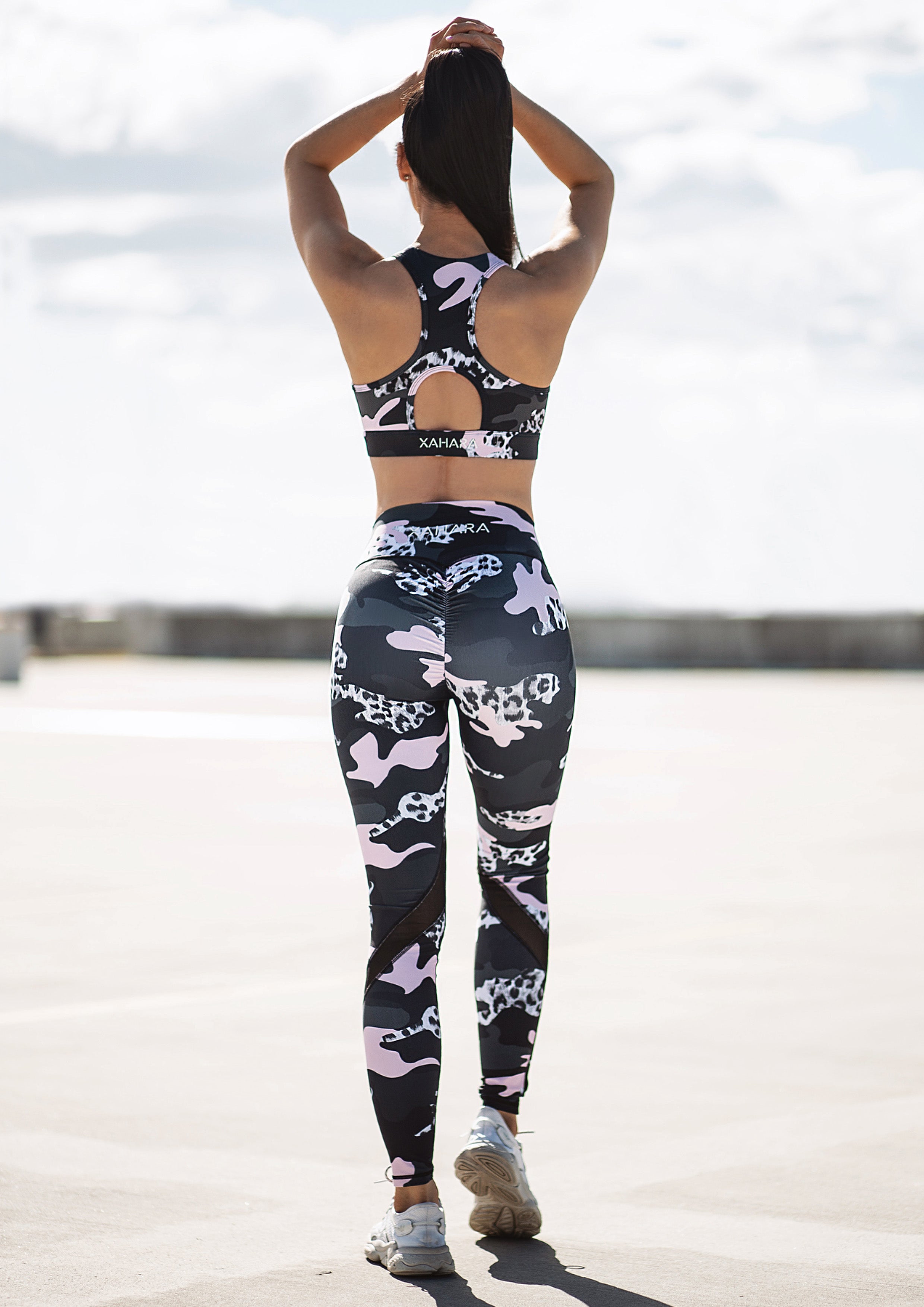 Xahara - Gym, Yoga, Pilates, Camouflage, Sports Bra, Leggings Edit alt text