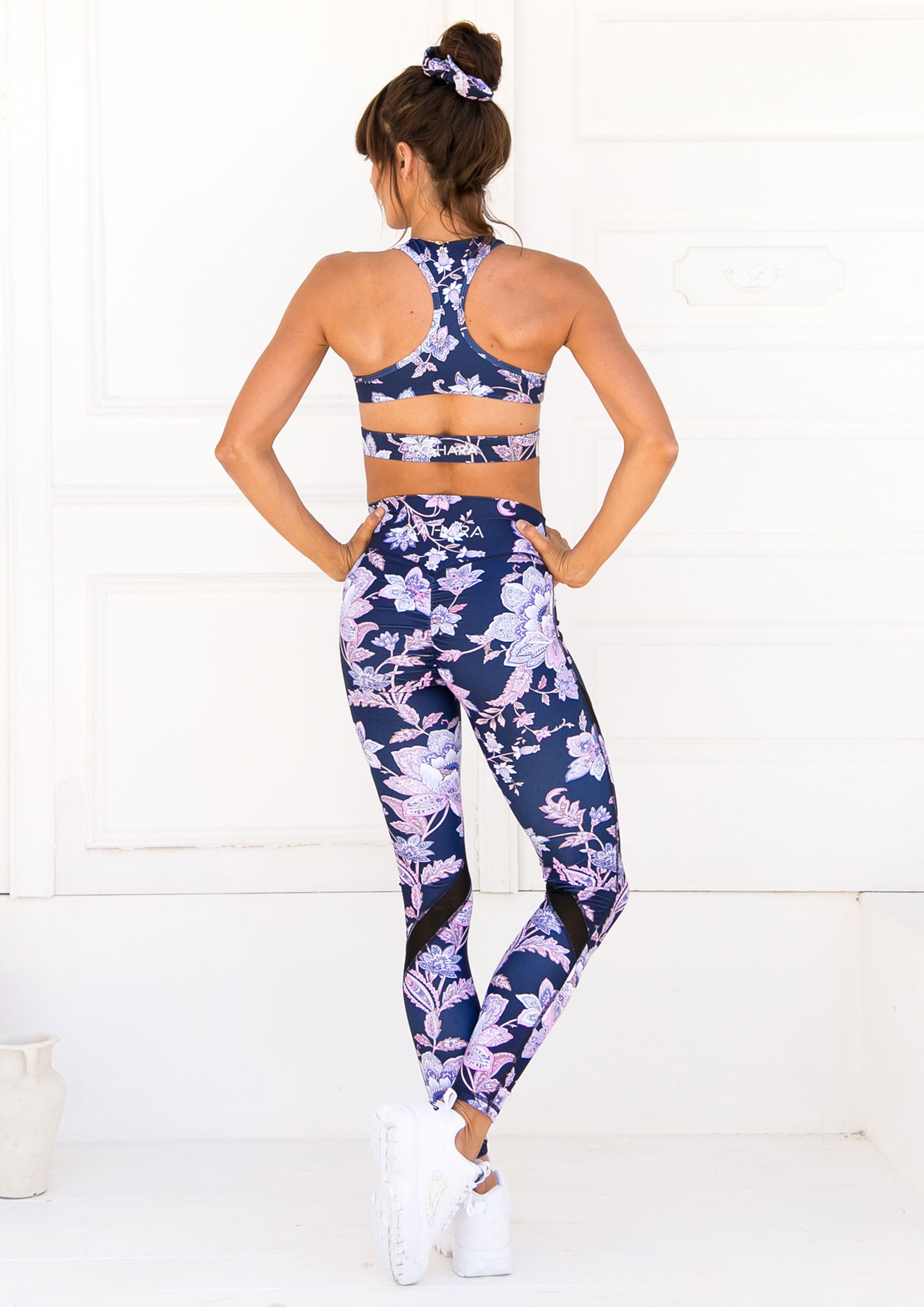 Valentina Oriental Paisley Sports Bra - Xahara Activewear