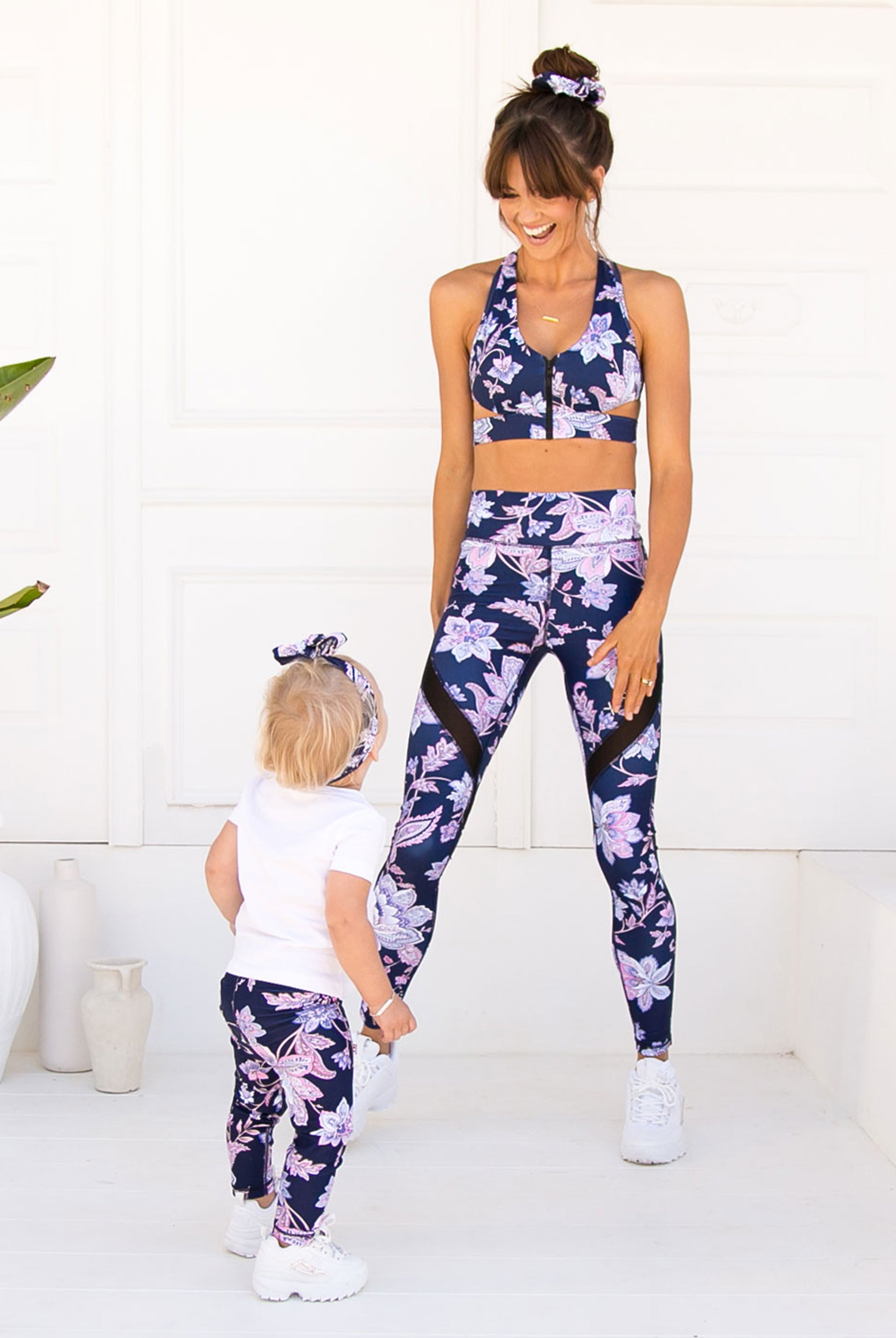 Valentina Oriental Paisley Sports Bra - Xahara Activewear