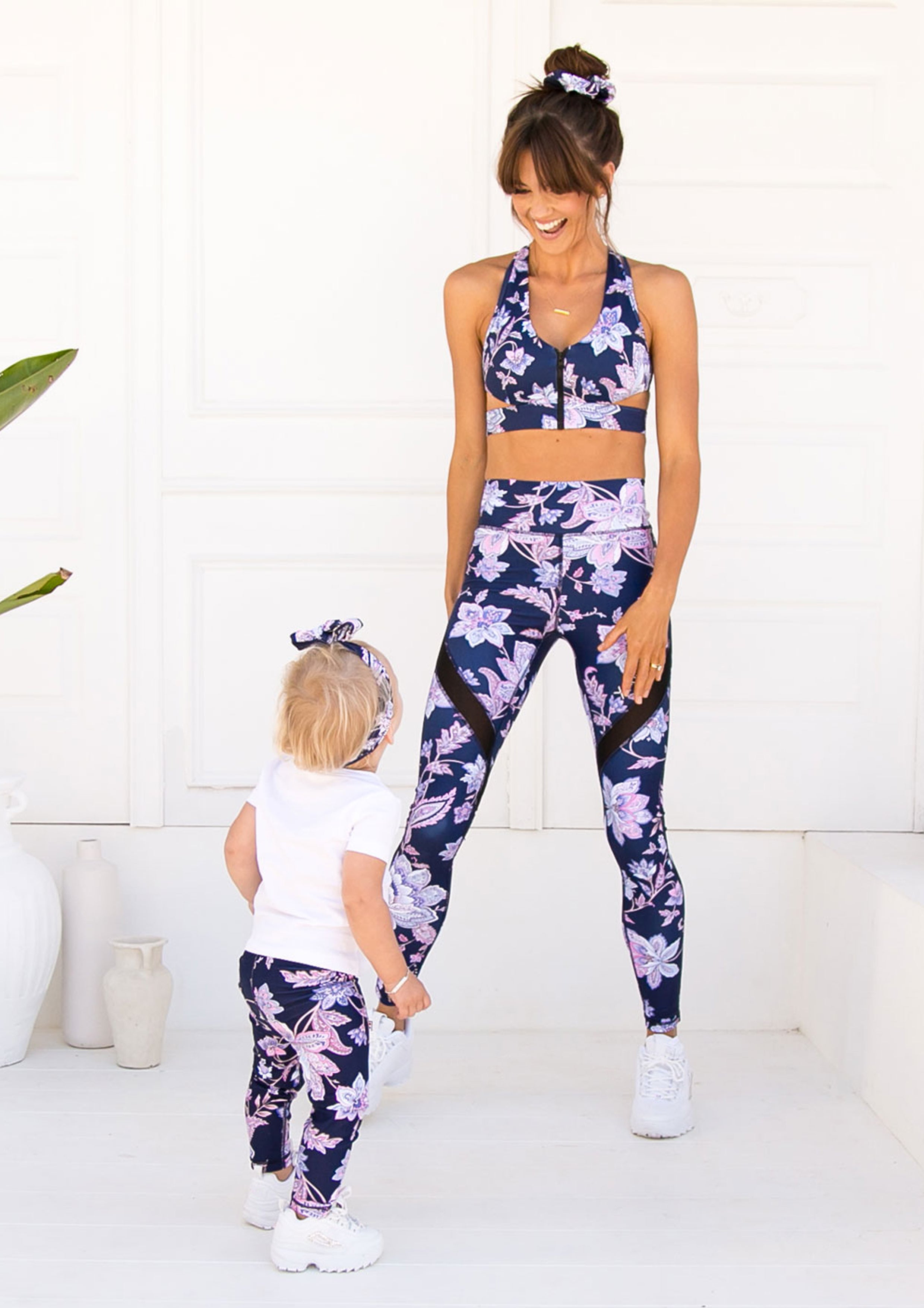 Valentina Oriental Paisley Sports Bra - Xahara Activewear