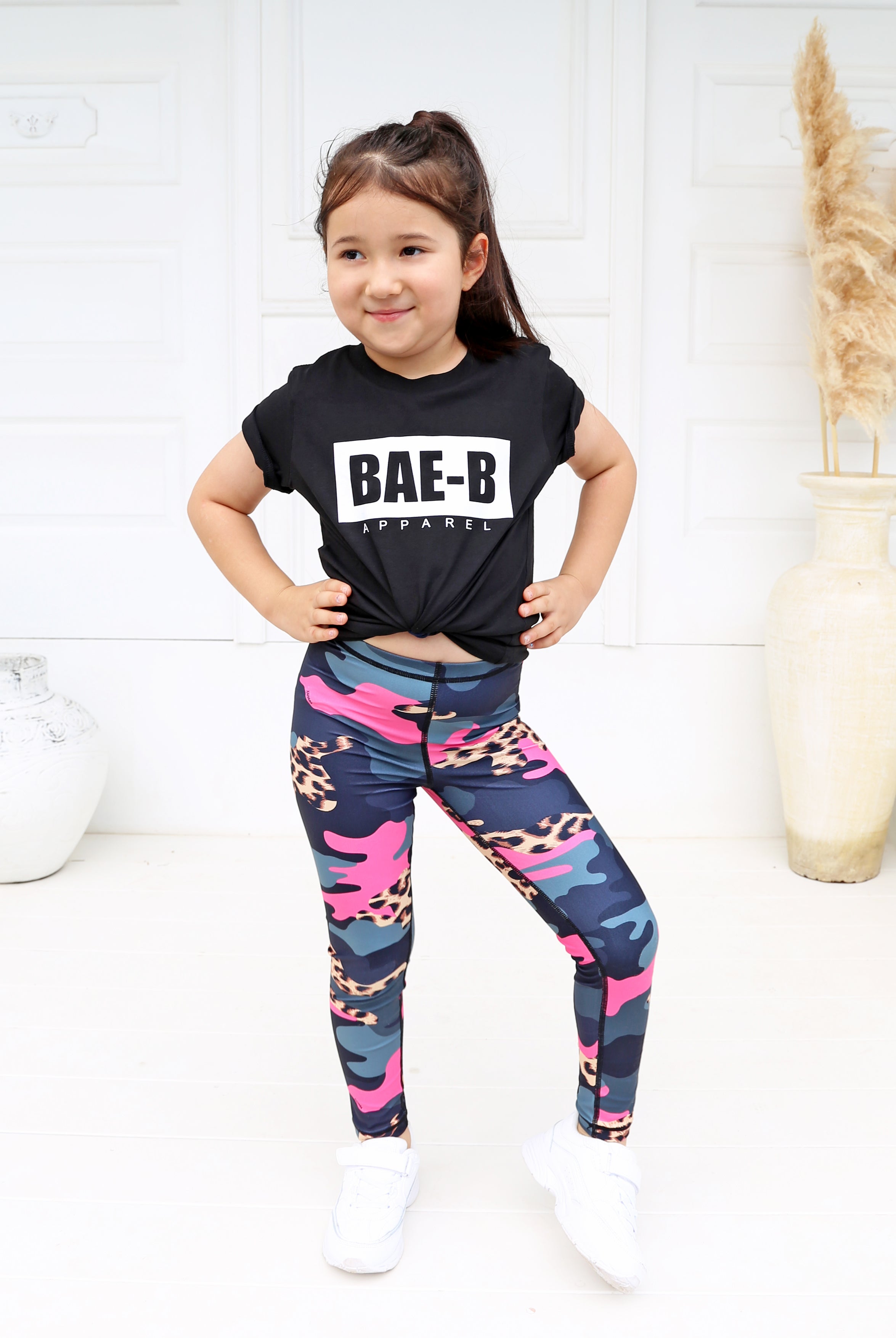 Bae-B Classic Tee Black - Xahara Activewear