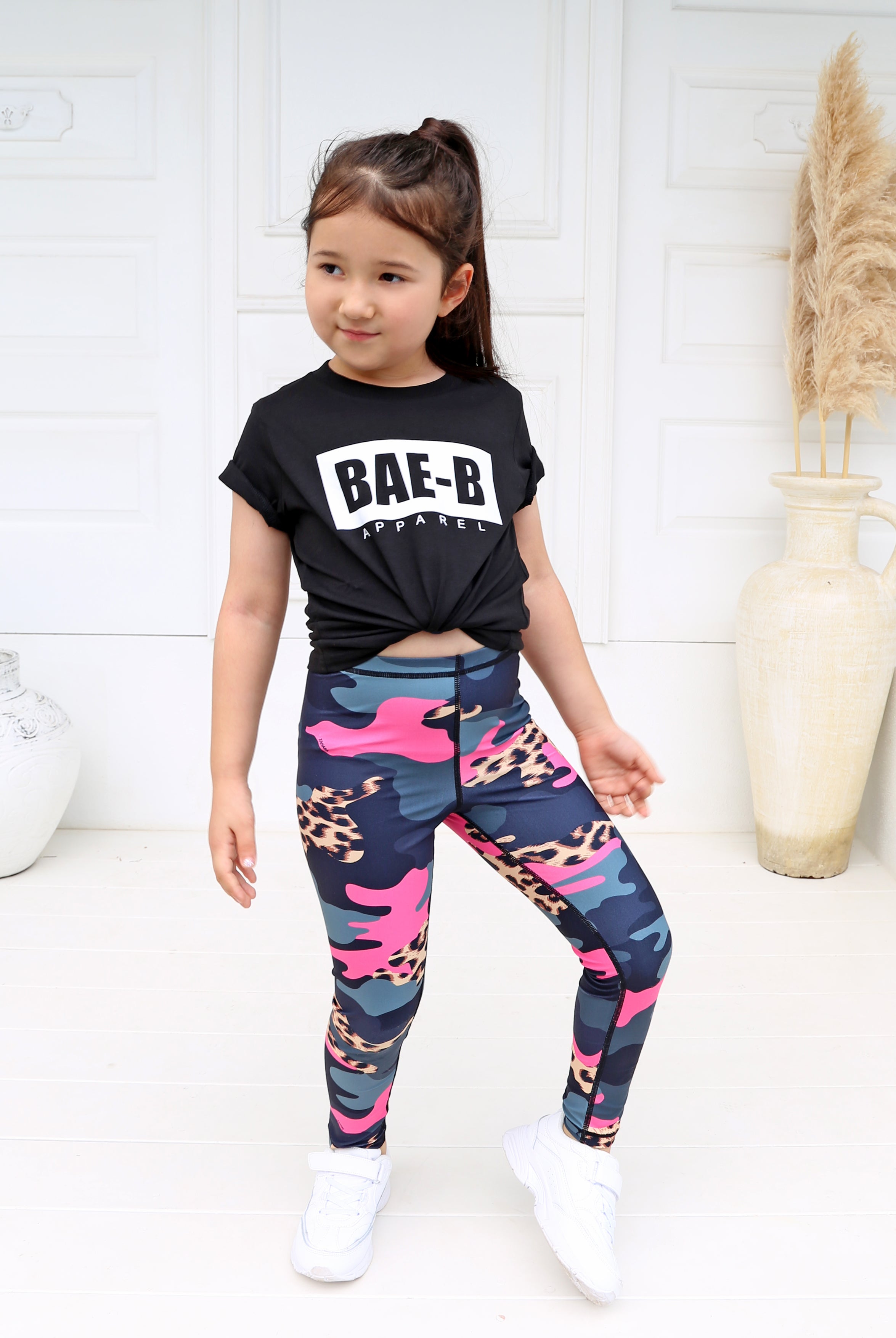 Bae-B Classic Tee Black - Xahara Activewear