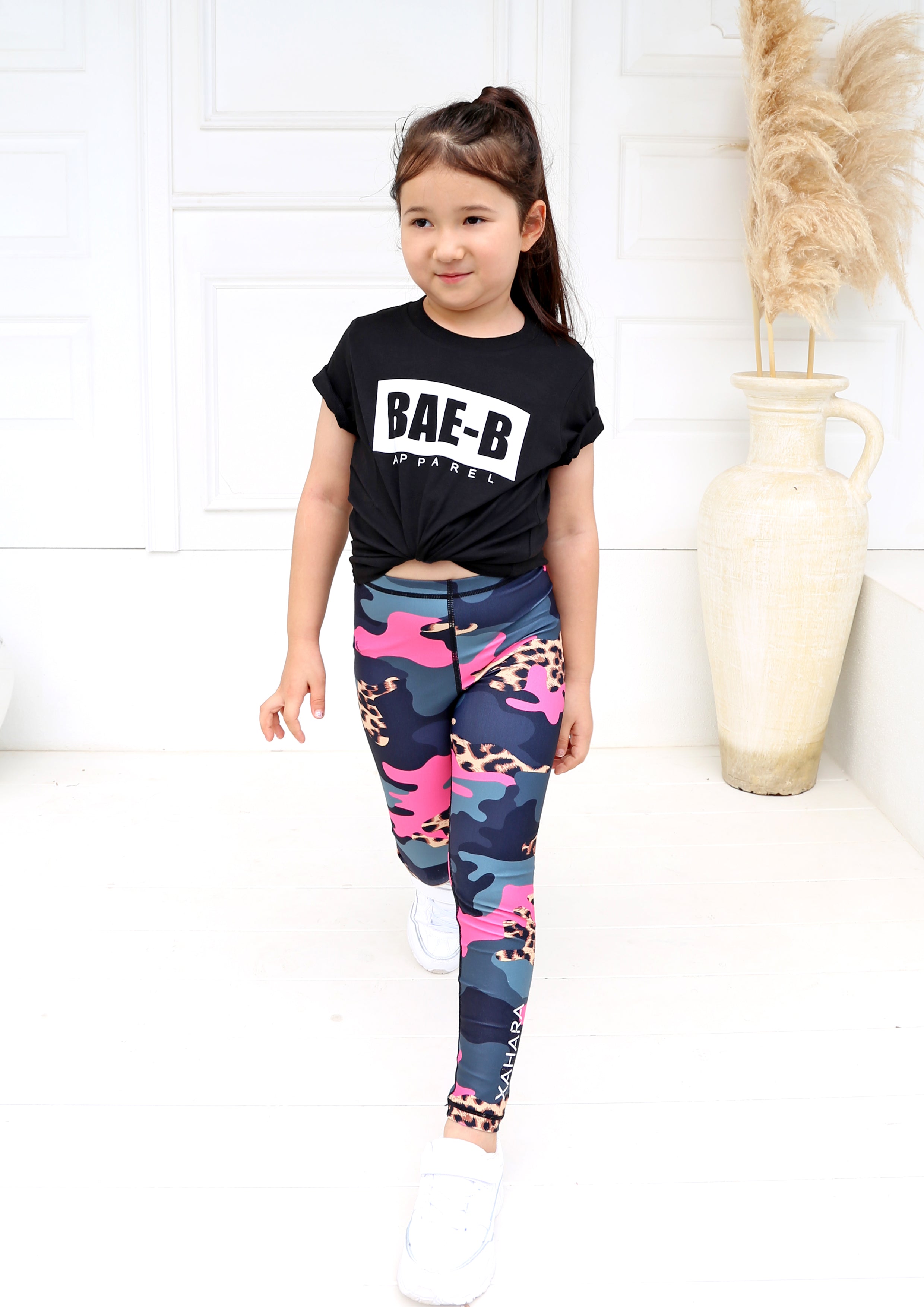 Bae-B Classic Tee Black - Xahara Activewear