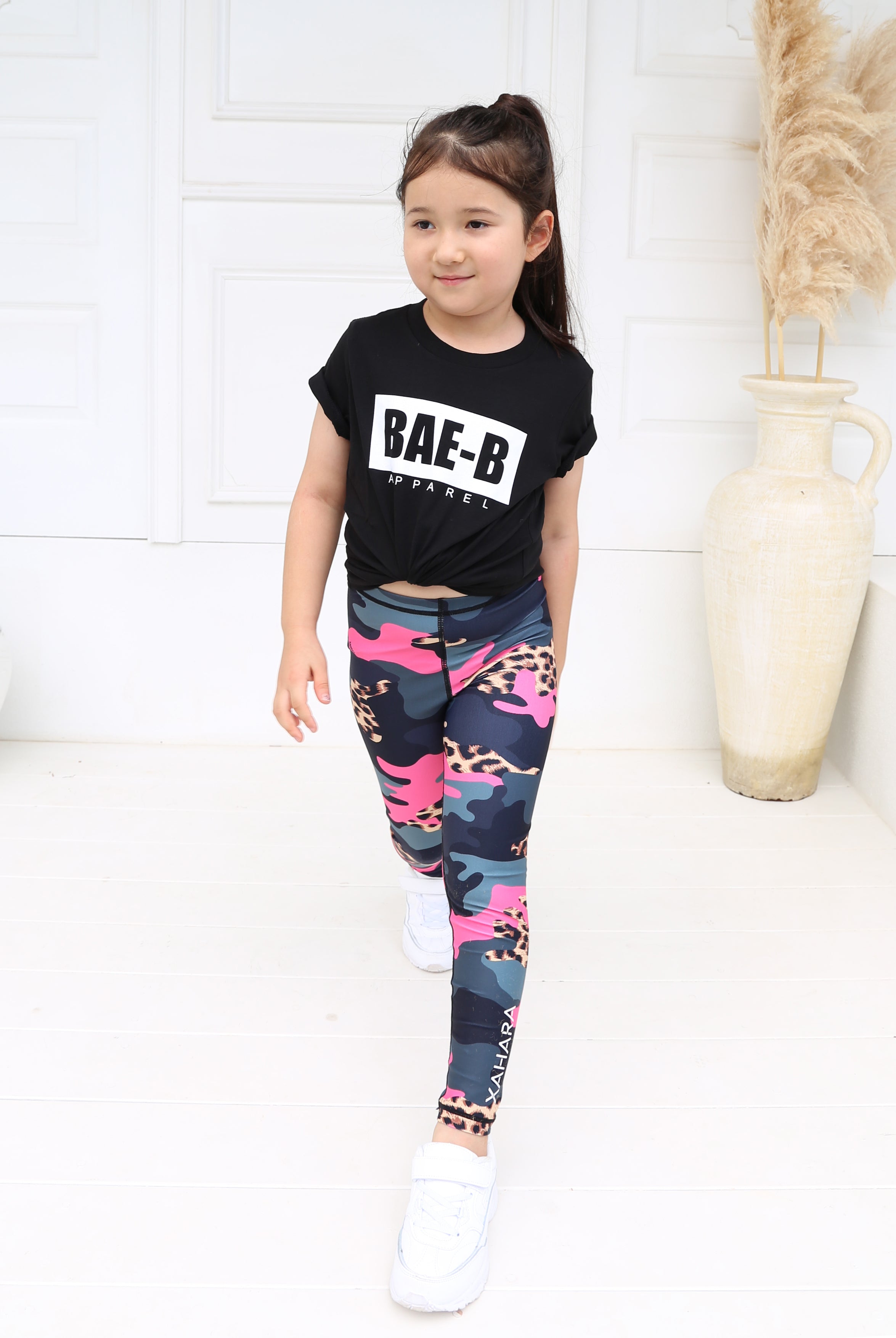 Bae-B Classic Tee Black - Xahara Activewear