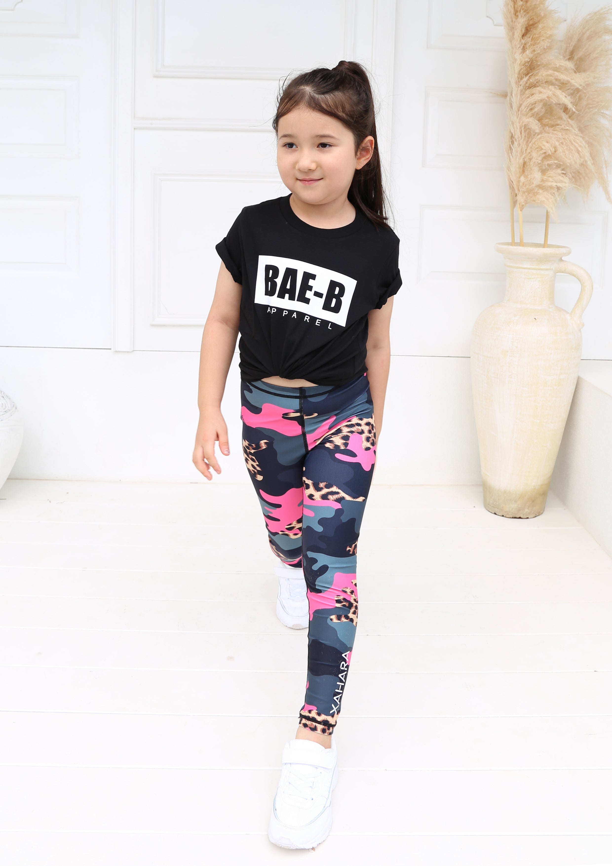 Bae-B Classic Tee Black - Xahara Activewear
