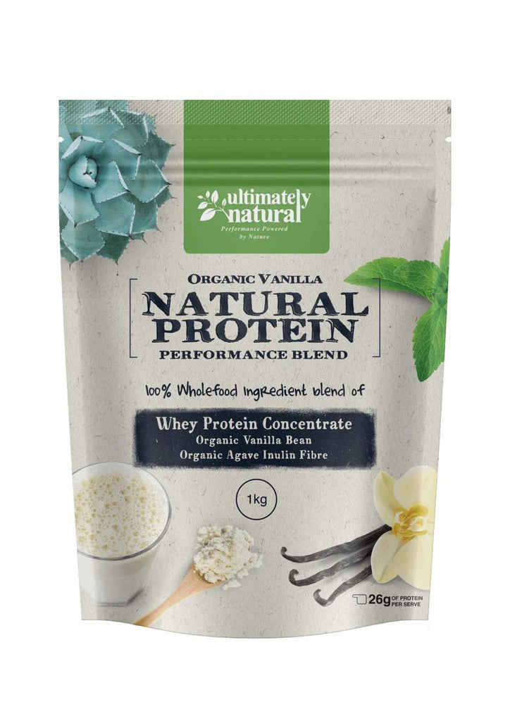 Organic Vanilla Natural Whey Protein Powder