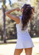 Country Club Tennis Dress - Bright White - Xahara Activewear