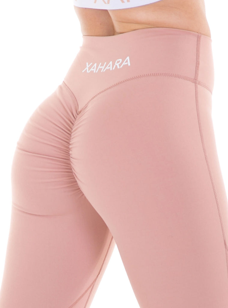 Bootylicious Leggings - Blush - Xahara Activewear